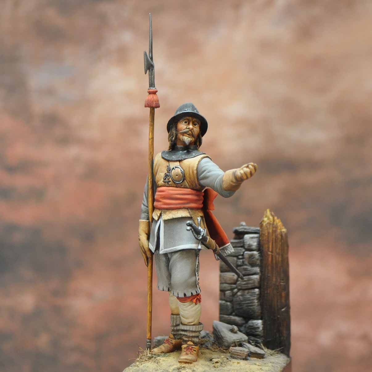 Art Girona International Royalist Troops 1644 figurine