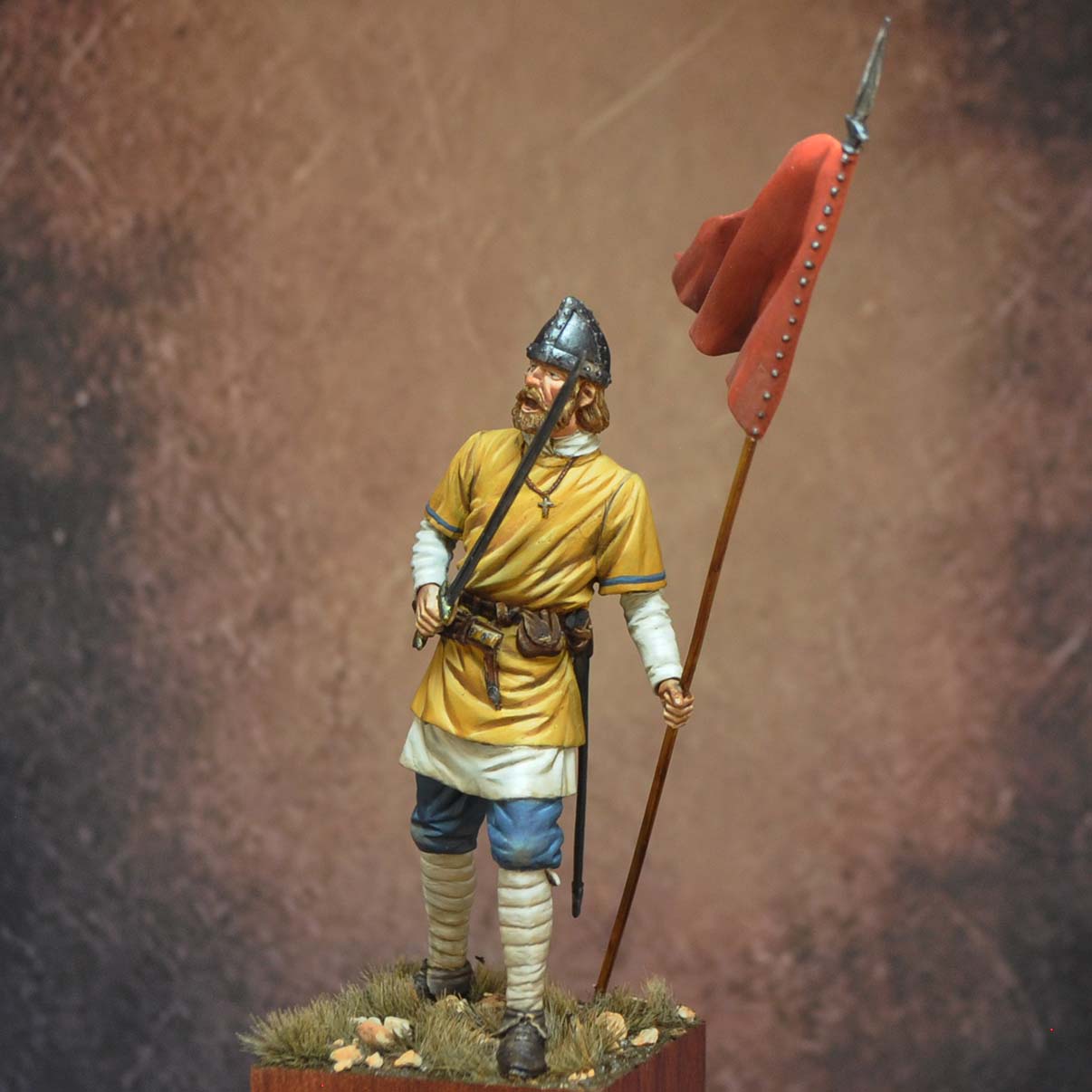 Art Girona 70mm Porte-étendard du Cid XIe figurine