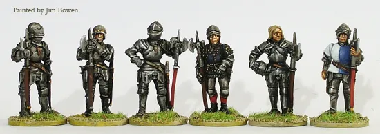 Perry Miniatures War of the Roses WR14 figurines hommes d'armes