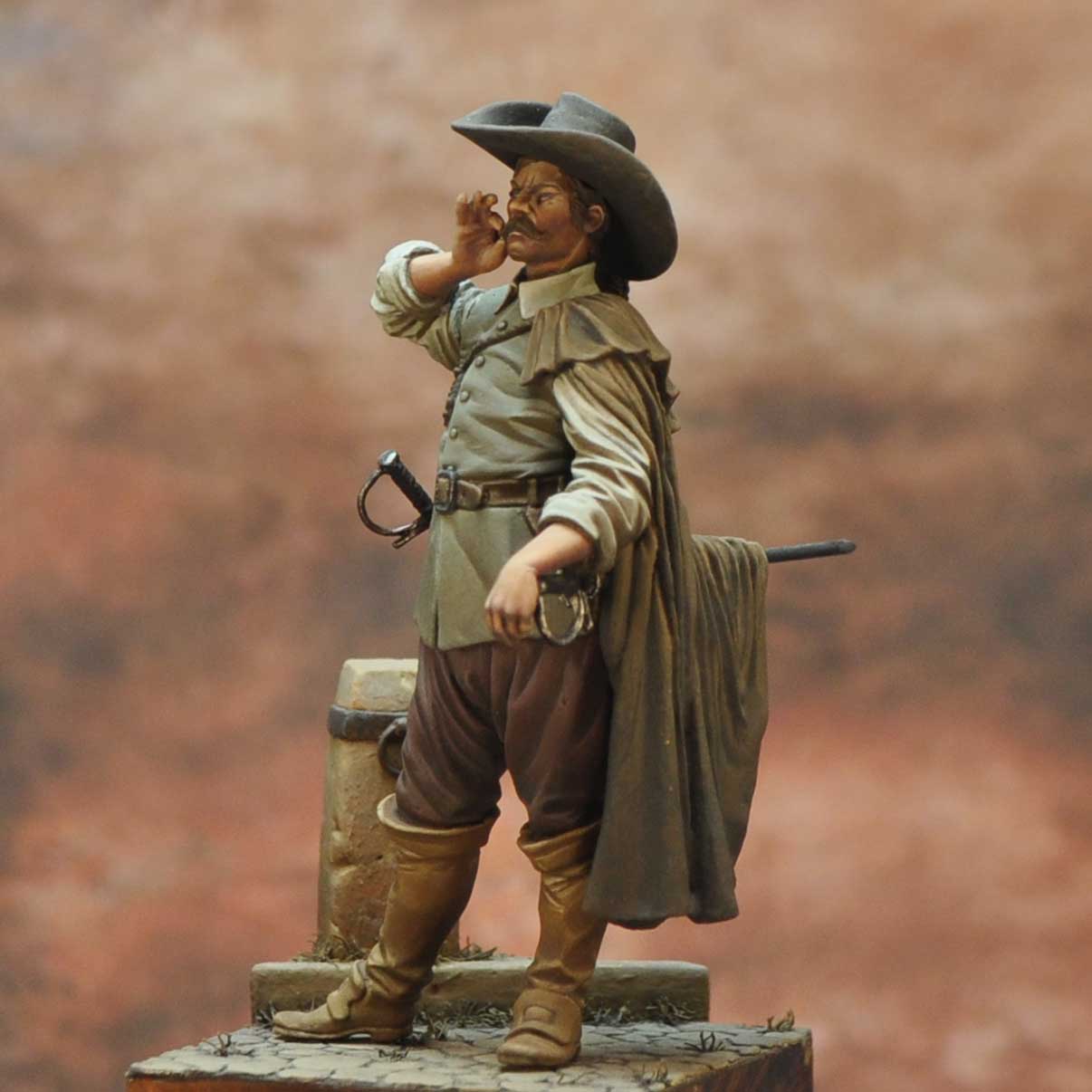 ART GIRONA Spanish Serie Spanish Tercios Officer figurine