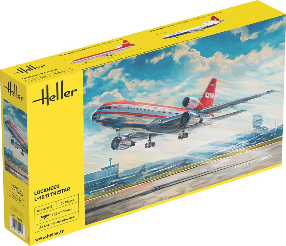 Heller Historical Lockheed L-1011 TriStar 1/125 maquette avion