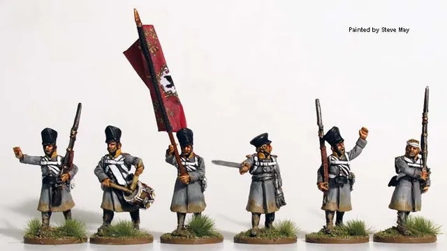 Perry Napoleonic PN 48 mousquetaires figurines manteaux