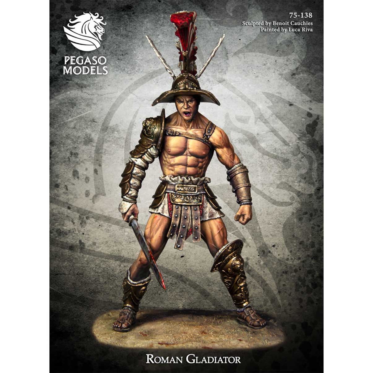 Art Girona Miniatures Roman Gladiator figurine romaine 54mm