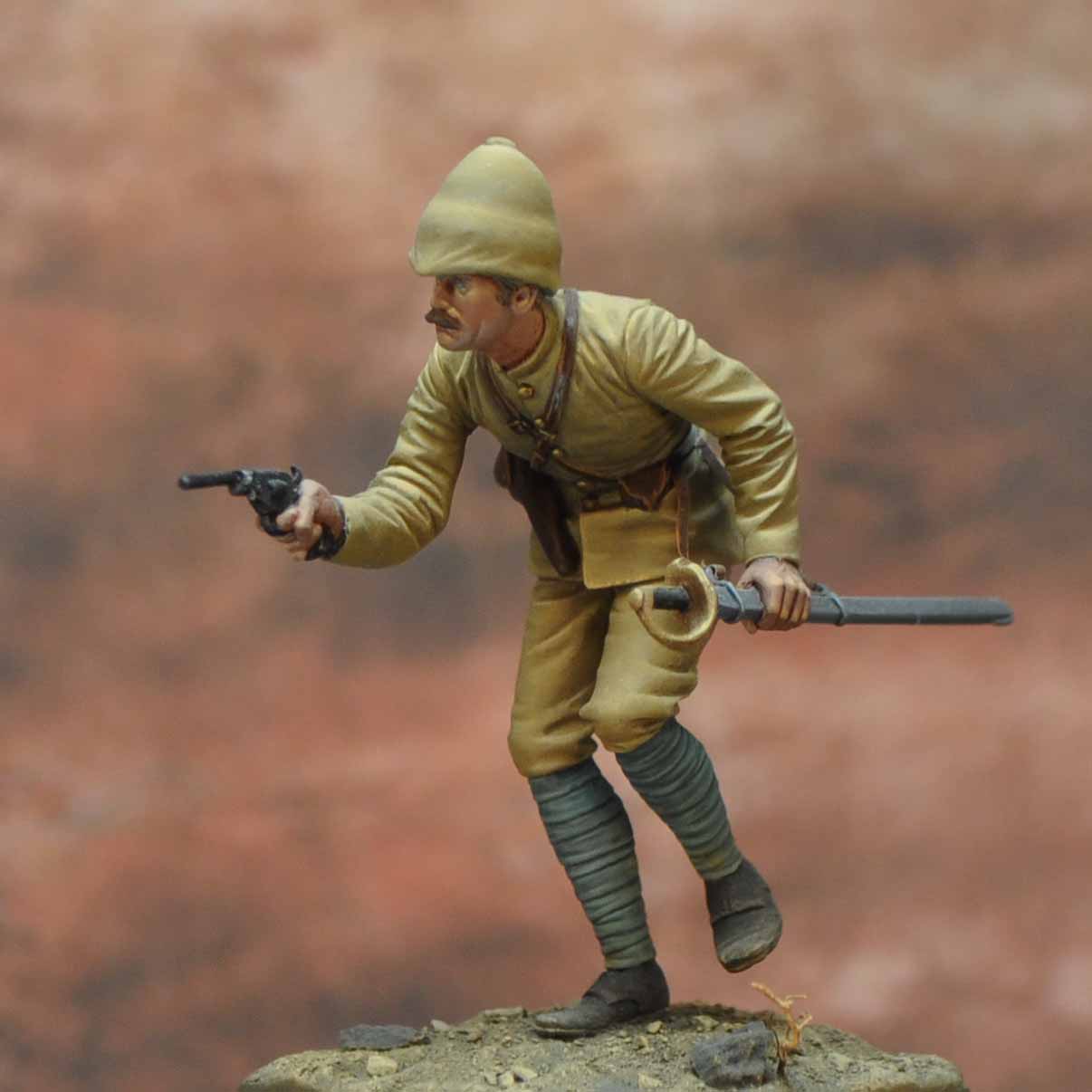 Art Girona Officier 66th Regiment Afghanistan 1880 figurine