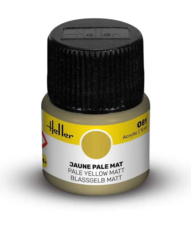 Heller Historical Collection Peinture Acrylic 081 jaune pâle mat