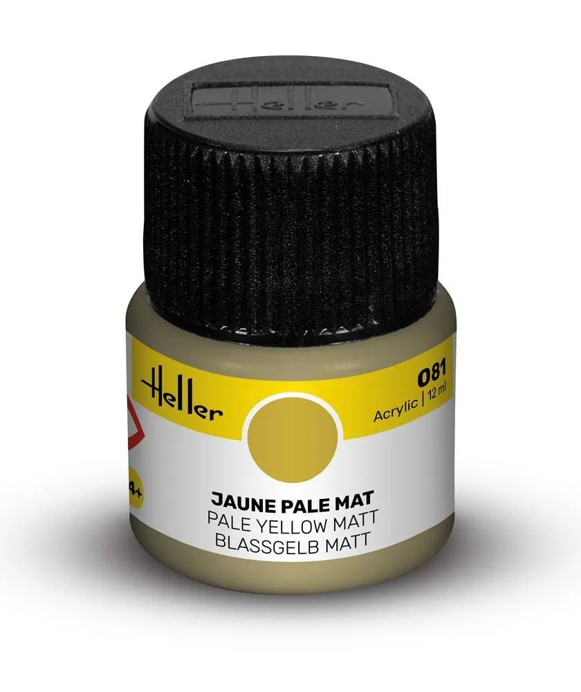 Heller Historical Collection Peinture Acrylic 081 jaune pâle mat
