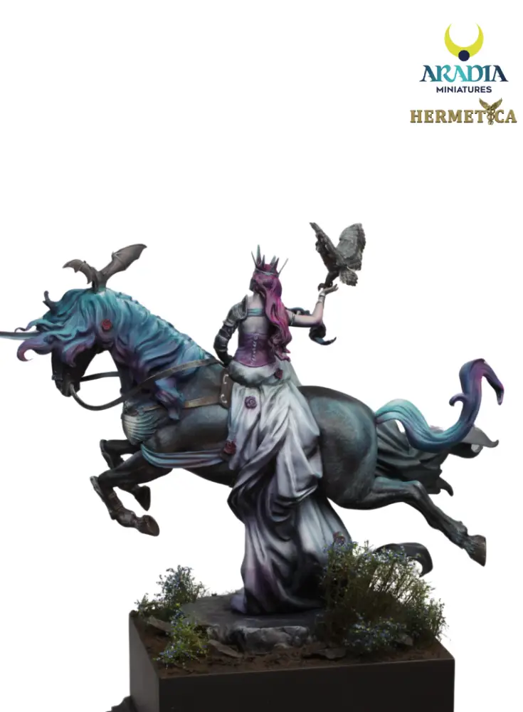 Aradia Hermetica Lady of the Black Rose figurine résine