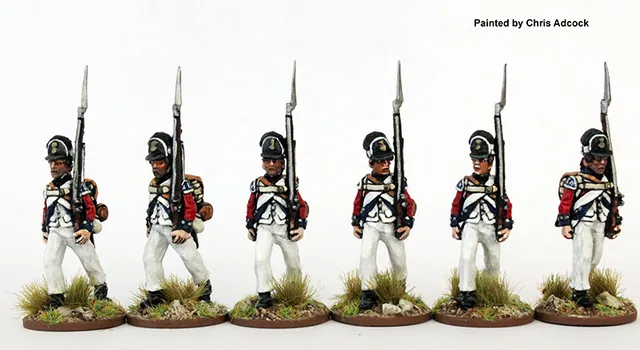 Perry Miniatures AW 210 Foot Guards figurines marche