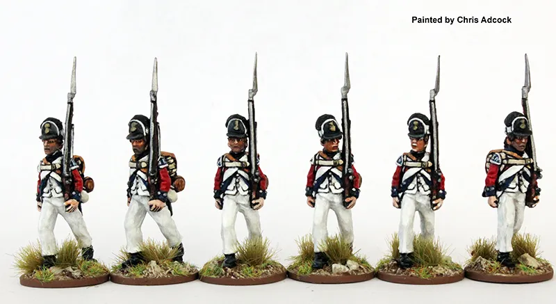 Perry Miniatures AW 210 Foot Guards figurines marche