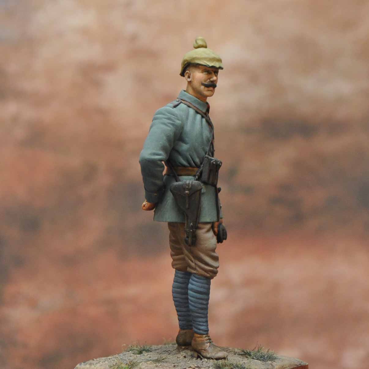 ART GIRONA International German Mountain Gunner figurine 1914