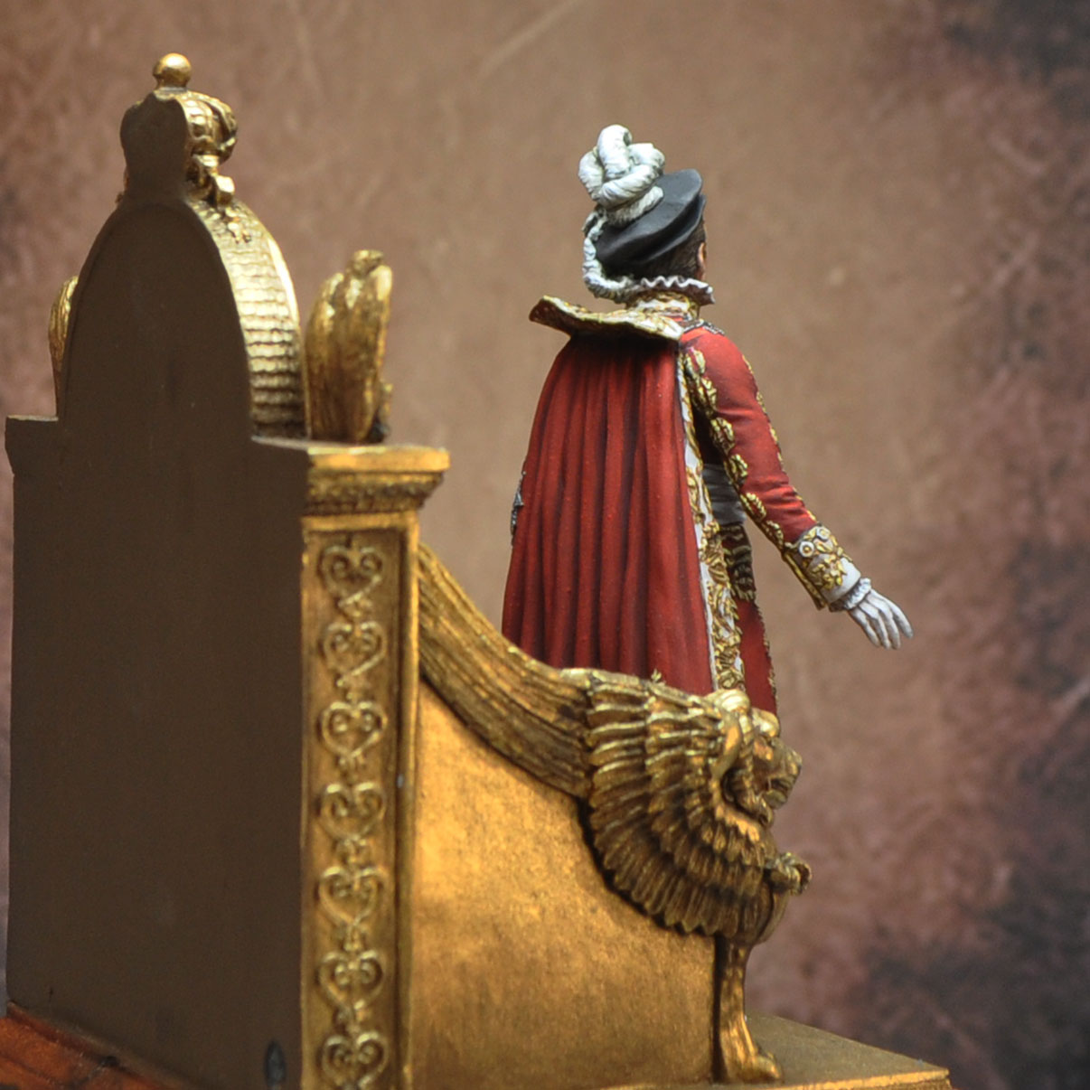 Art Girona 70mm Napoleon 2 avril 1810 figurine métal