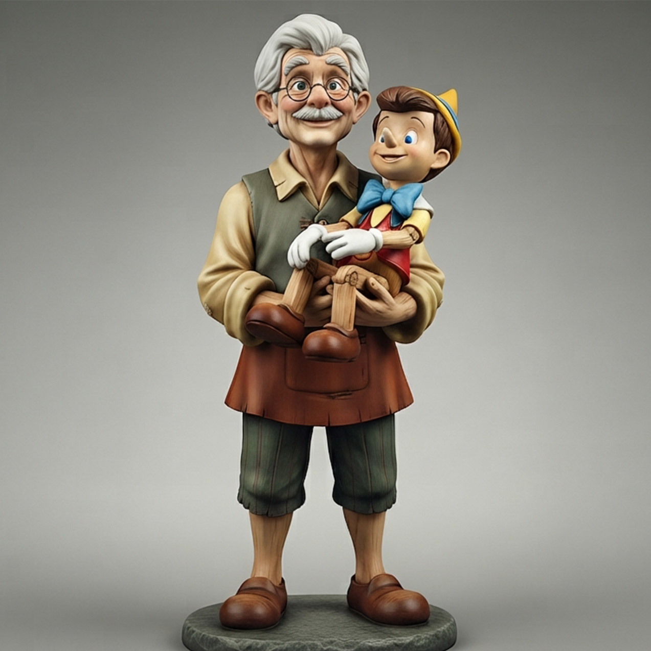 ART GIRONA Fantasy Geppetto & Pinocchio figurine à peindre