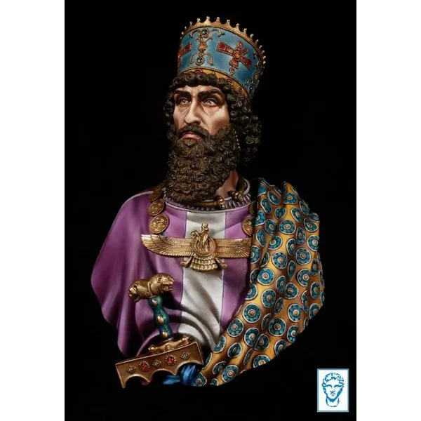 Art Girona Miniatures Xerxes roi perse 480 figurine