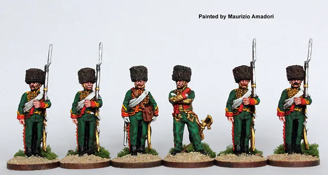 Perry Napoleonic FN49 figurines escorte Napoléon à pied