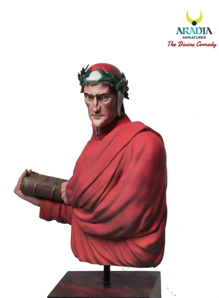 Aradia Minis Divine Comédie Dante poète figurine 32 mm