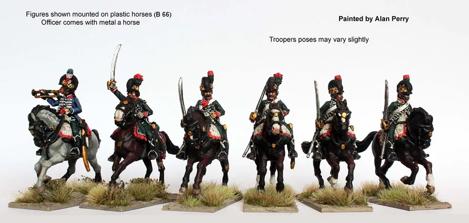 Perry Revolutionary French REVF 22 figurines chasseurs à cheval