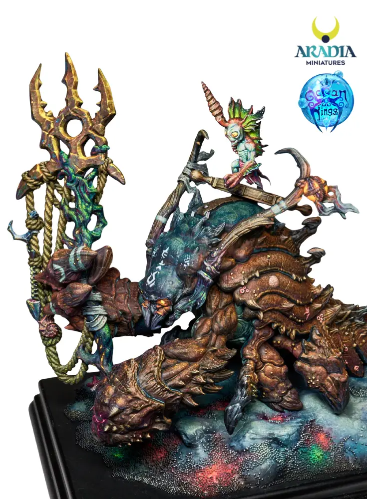 Aradia Minis Ocean Kings Seismara figurine troll