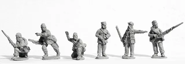 Perry Miniatures BIF 13 Guards figurines métal tirailleurs