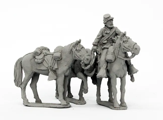 Perry Miniatures ACW 124 fantassin Union porte-chevaux 28mm