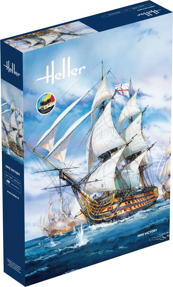 Heller Starter Kit HMS Victory 1/100 maquette voilier Trafalgar