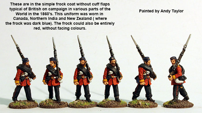 Perry BIF16 Infanterie ligne figurines campagne