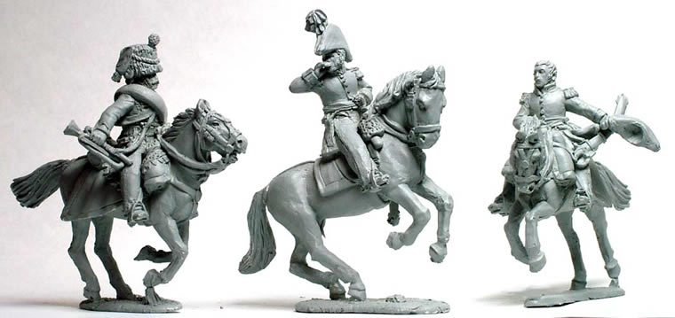Perry Napoleonic DB43 cavalerie figurine commandement