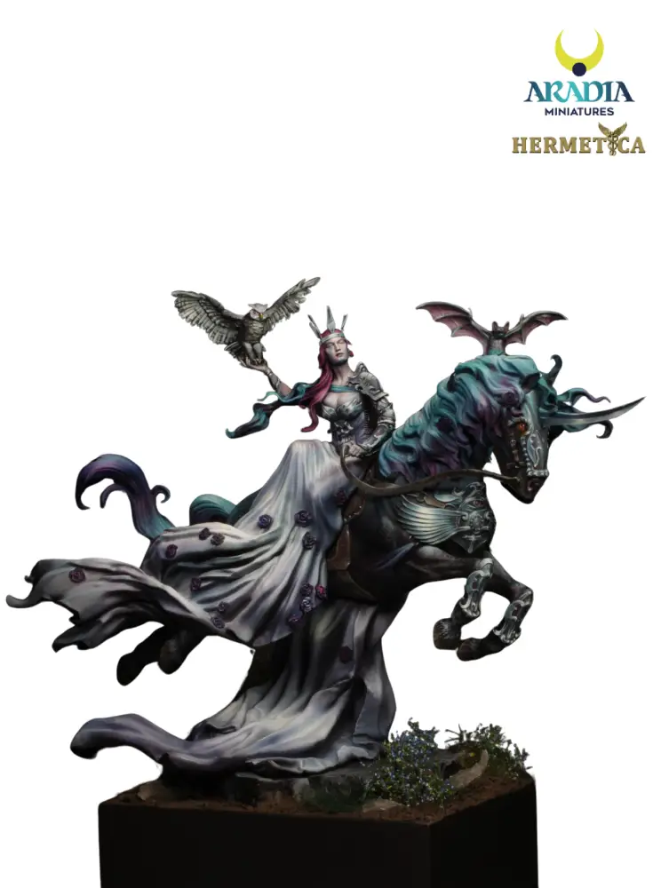 Aradia Hermetica Lady of the Black Rose figurine résine