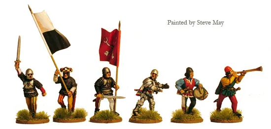Perry European Armies EA14 Commandement italien à pied 28mm métal