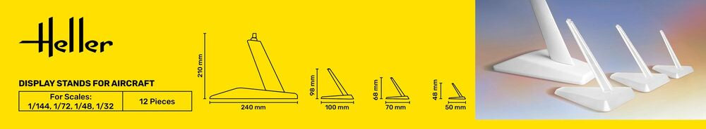 Heller Display Stands for Aircraft supports avion maquette