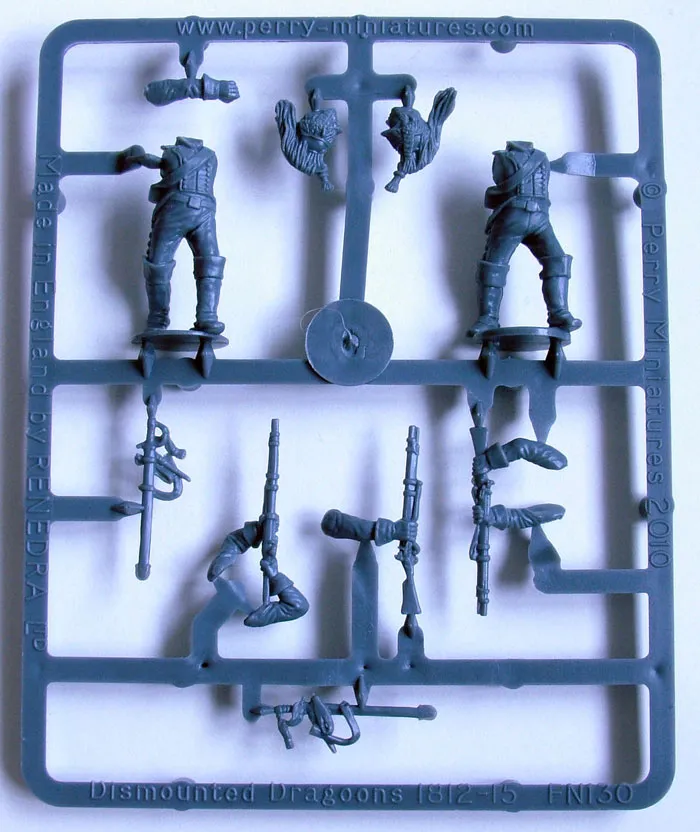 Perry Miniatures B16 Dragons figurines démontés 1812-15 x2
