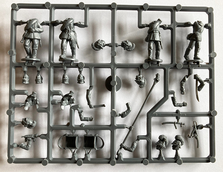 Perry B 89 Commandement bavarois figurines guerre 1870