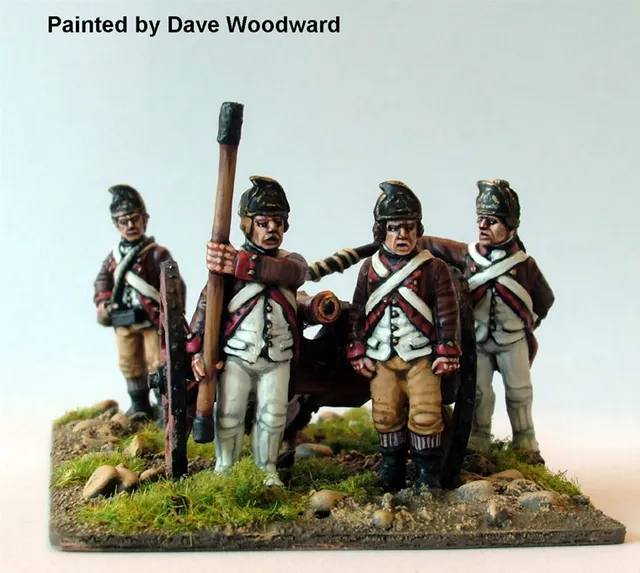 Perry Miniatures AW103 Rhode Island Artillery figurines canon 6 pounder