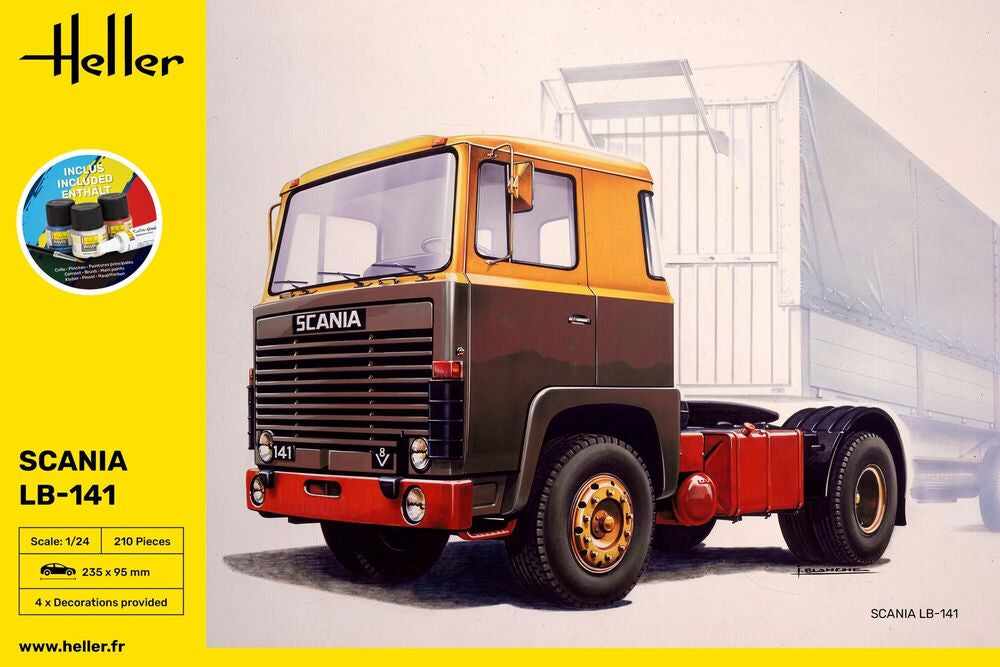 Heller Starter Kit Truck LB-141 1/24 maquette camion Scania