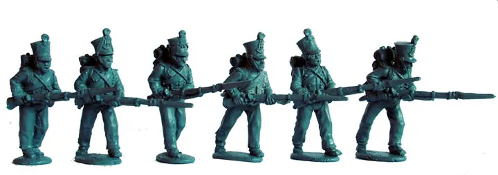 Perry Napoleonic FN30 fusiliers ligne charge figurines 28mm