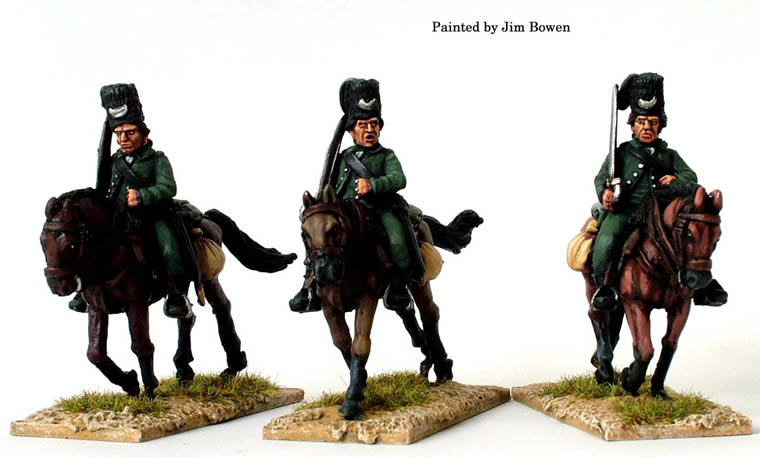 Perry Miniatures AW28 Queen's Rangers Hussars figurines sabres épaule