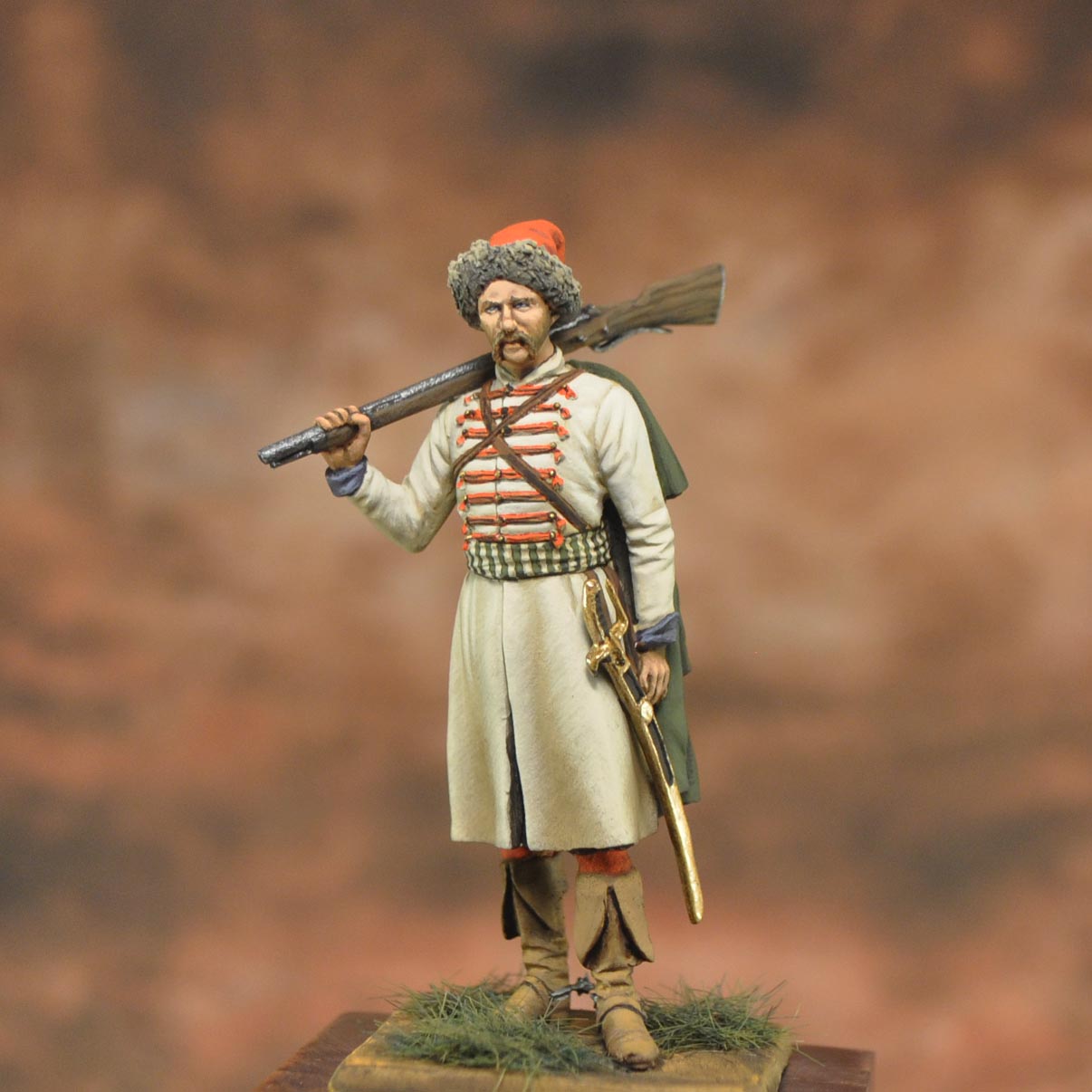 ART GIRONA General Serie Carabinier hongrois figurine 54 mm