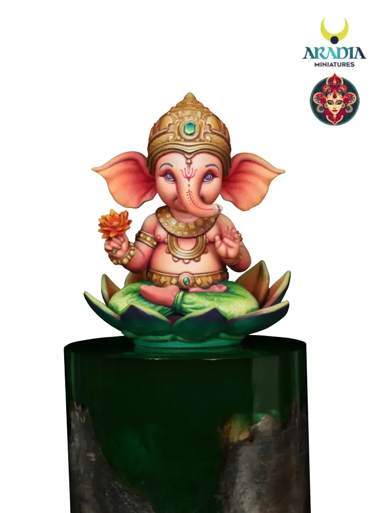 Aradia Kali Yuga Ganapati Figurine résine dieu éléphant
