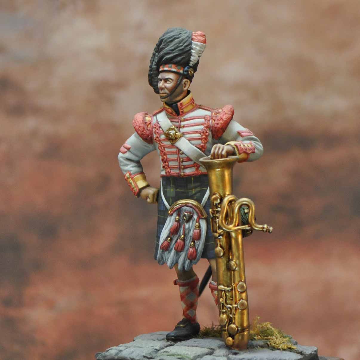 ART GIRONA International 92nd Highland 1838 figurine
