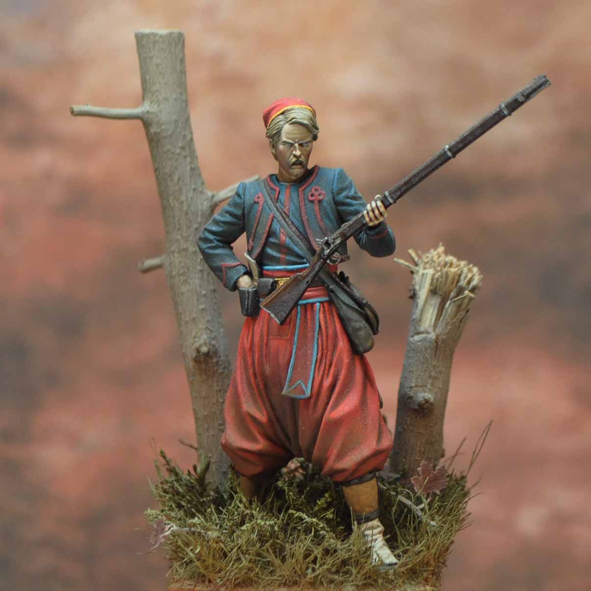 Art Girona International 5th New York Zouaves figurine 54mm
