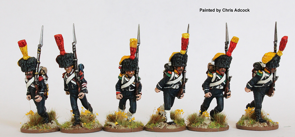Perry FN248 voltigeurs carabiniers figurines course colpack