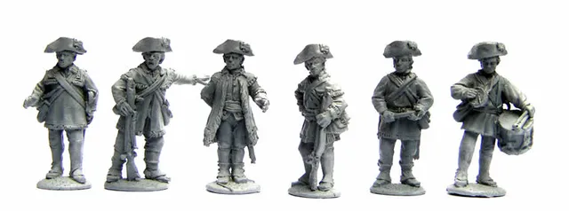 Perry AW45 commandement US chemises figurines métal 28mm
