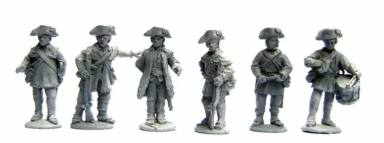 Perry AW45 commandement US chemises figurines métal 28mm