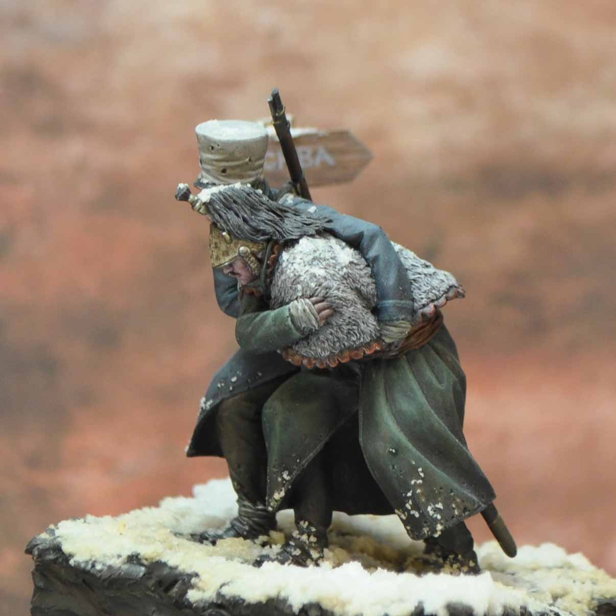 ART GIRONA Napoleonic War Moscow Battle 1812 figurine 54mm