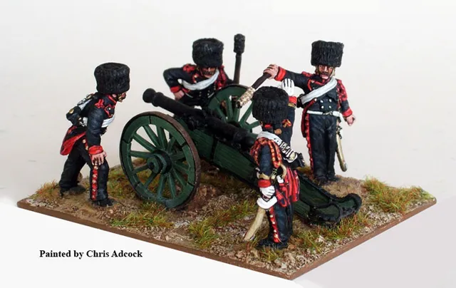 Perry Napoleonic FN111 Garde Artillerie canon 6 pdr figurine