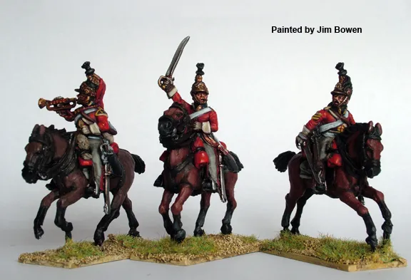 Perry Napoleonic BH21 Heavy Dragoon figurines 28mm commandement galop