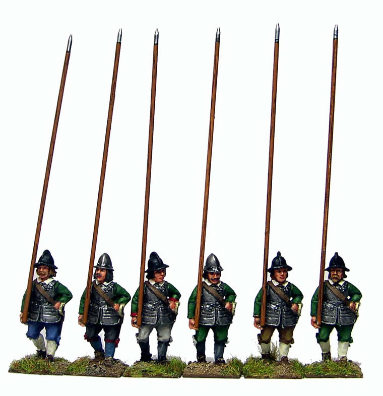 Perry Miniatures ECW28 Piquier figurine blindé marche tassets
