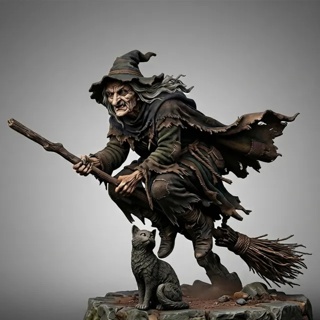Art Girona Fantasy Baba Iaga figurine 54 mm
