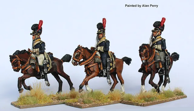 Perry Napoleonic PORT 16 cavalerie ligne casques au galop 1806-11