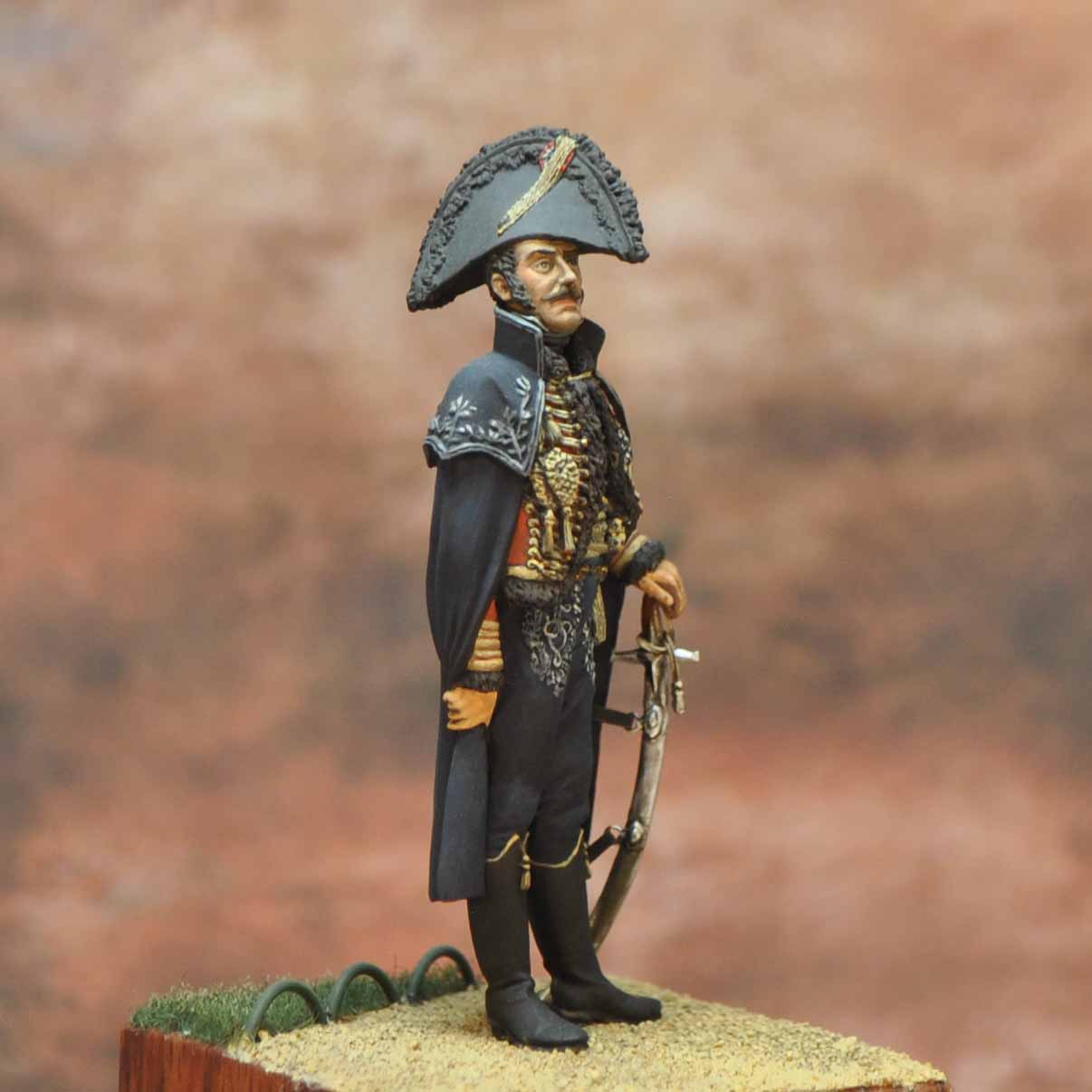 Art Girona Napoleonic War Series Delonne 1767-1810 figurine cavalerie légère