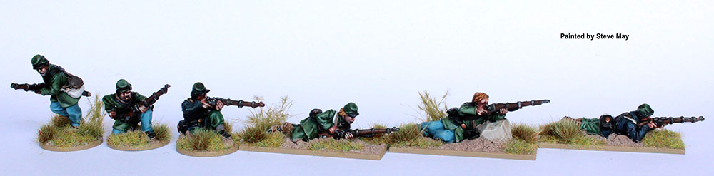 Perry ACW 87 figurines Berdan Sharpshooters 28mm